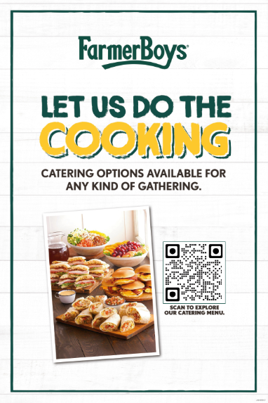 Standing Sign Insert - Catering