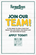 Standing Sign Insert - Now Hiring - Affiliates