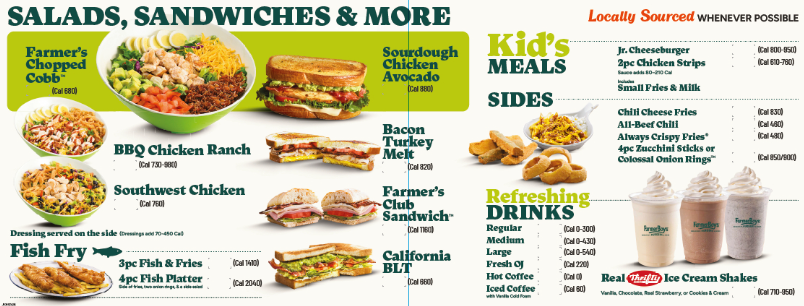 Salads, Sandwiches, & More Interior Panel - Small