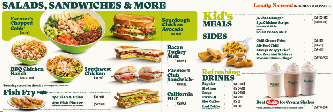 Salads, Sandwiches, & More Interior Panel - Woodcrest