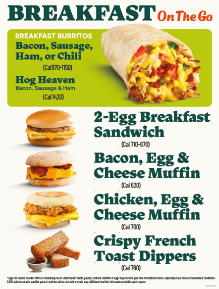 Breakfast On The Go Drive-Thru Panel