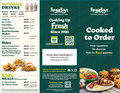 To-Go Menu Tri-fold - No Prices