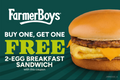 Post Cards - BOGO Free 2-Egg Sandwich