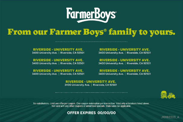 Post Cards - BOGO 50% Off 2-Egg Sandwich