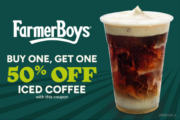 Post Cards - BOGO 50% Off Iced Coffee