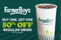 Post Cards - BOGO 50% Off Regular Drink