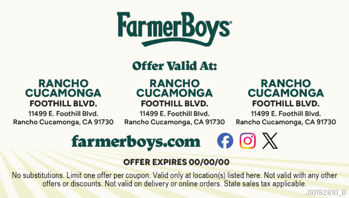 Coupon Cards - Big Cheese